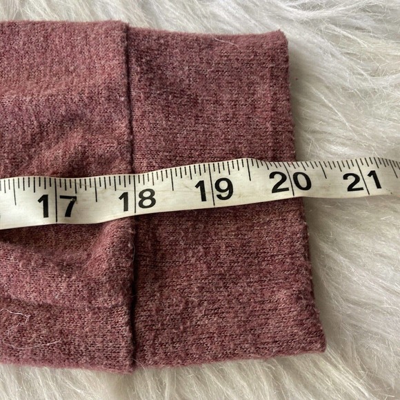 Forever 21 Sweater Womens Sz Large Red Knit Long Sleeve Top Classic Crew Neck - Picture 5 of 8